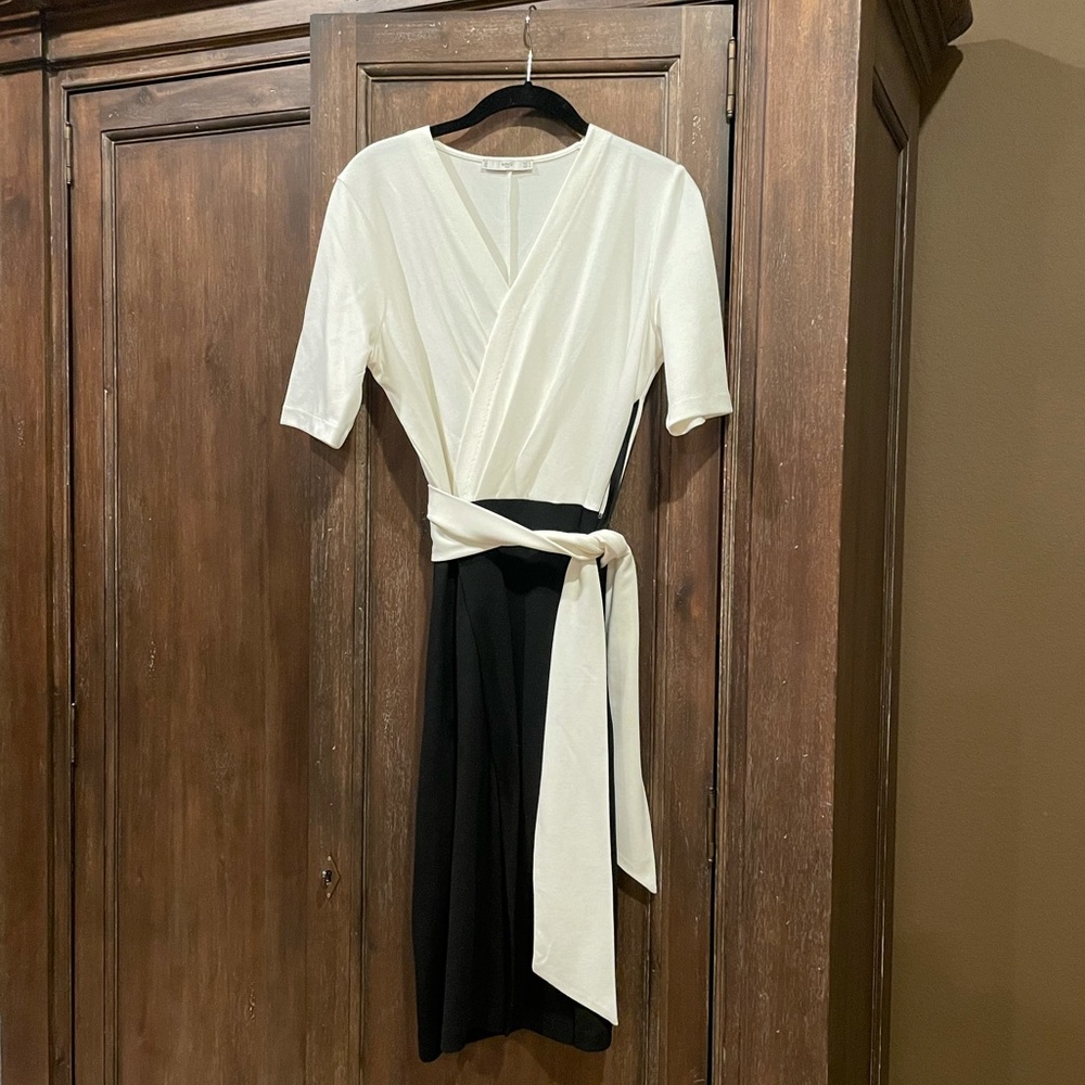 Mango Suit Wrap Dress